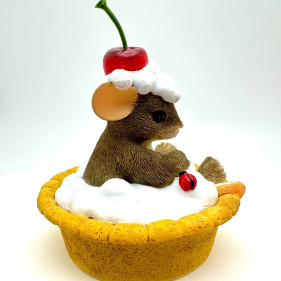 Charming Tails "Sweetie Pie" Mouse Figurine By Fitz & Floyd 2002 - Picture 6 of 6